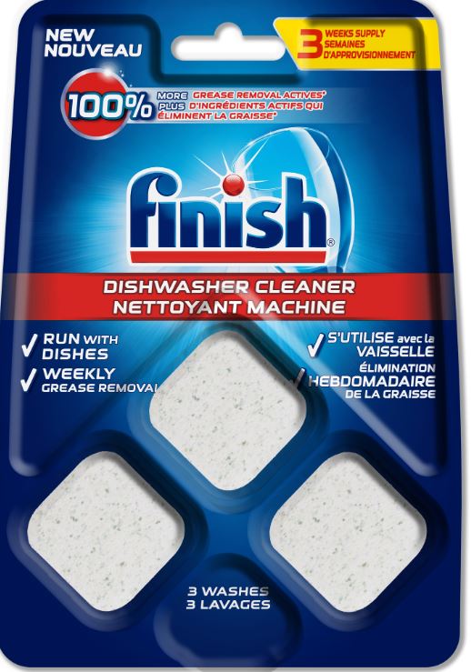 FINISH Dishwasher Cleaner  3 Tablets Canada